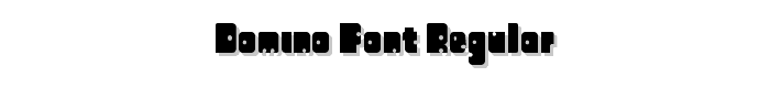 domino font Regular font